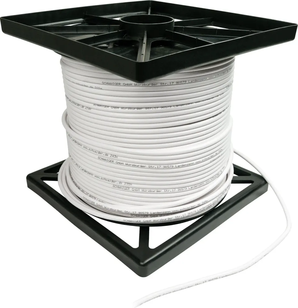 Schwaiger Cavo Coassiale SAT 110 dB 100 m bianco