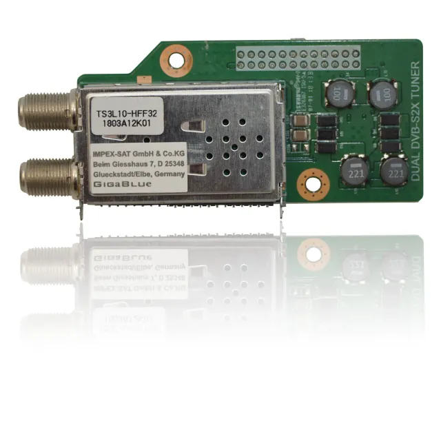 GigaBlue Dual DVB-S2X v2 tuner satellitare doppio Multistream