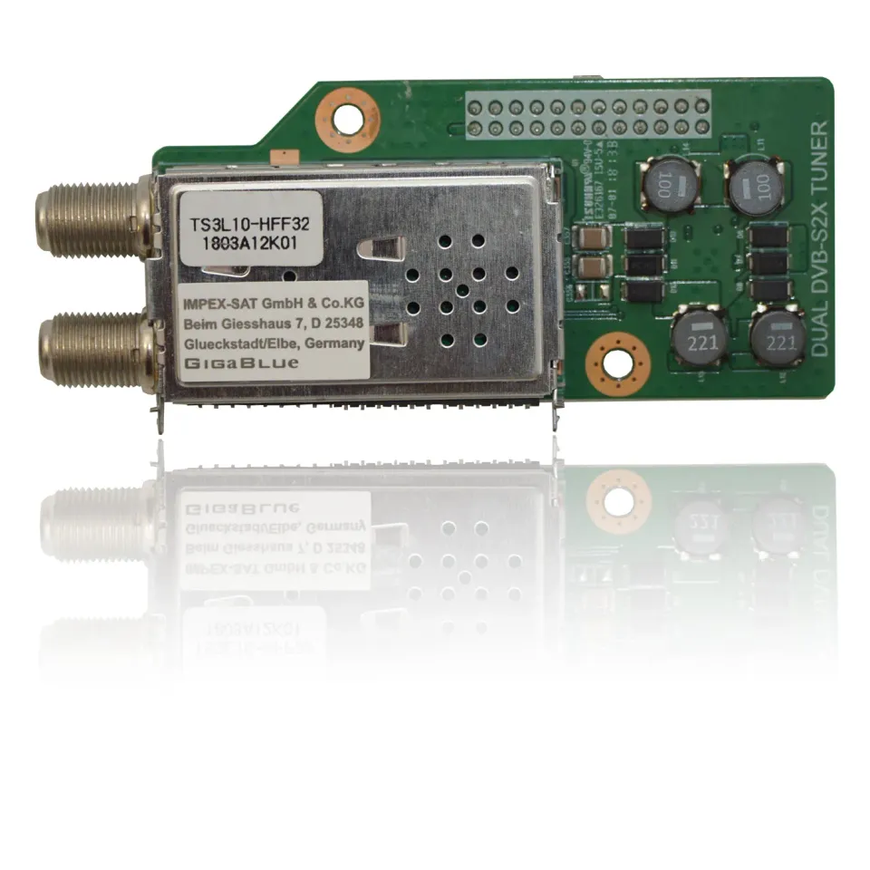 GigaBlue Dual DVB-S2X v2 tuner satellitare doppio Multistream
