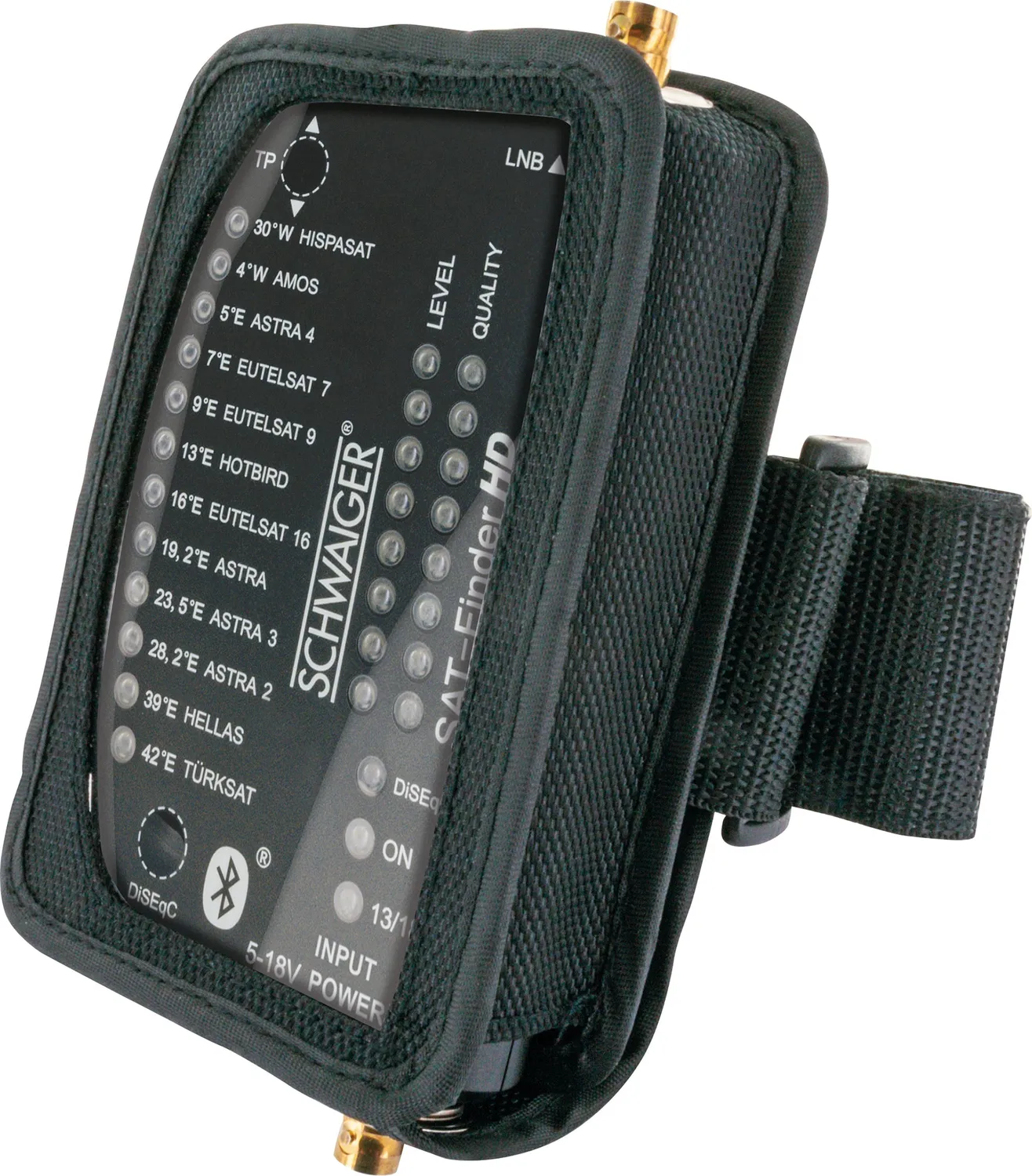 Schwaiger Sat Finder HD misuratore satellite con power bank