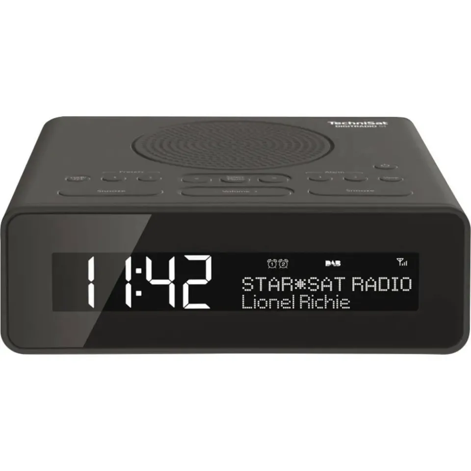 TechniSat DIGITRADIO 51 radiosveglia DAB+ nero doppia sveglia