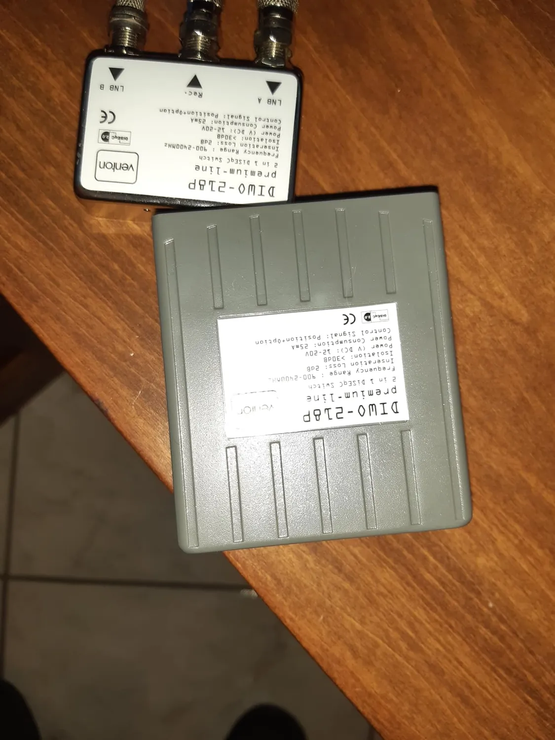 Edision Switch DiSEqC 2x1 parabola 2 satelliti