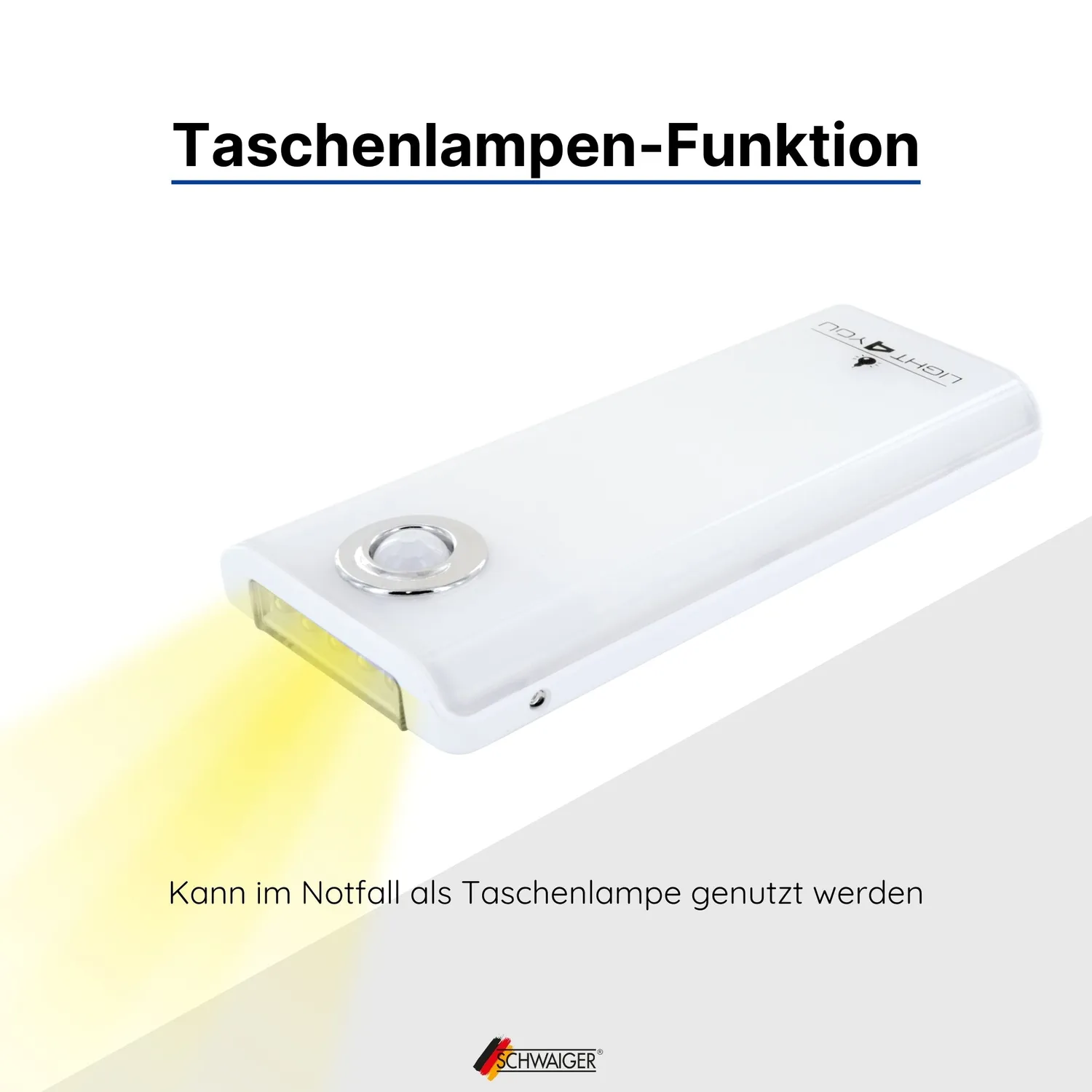 Schwaiger NFL60 luce emergenza LED sensore 4in1