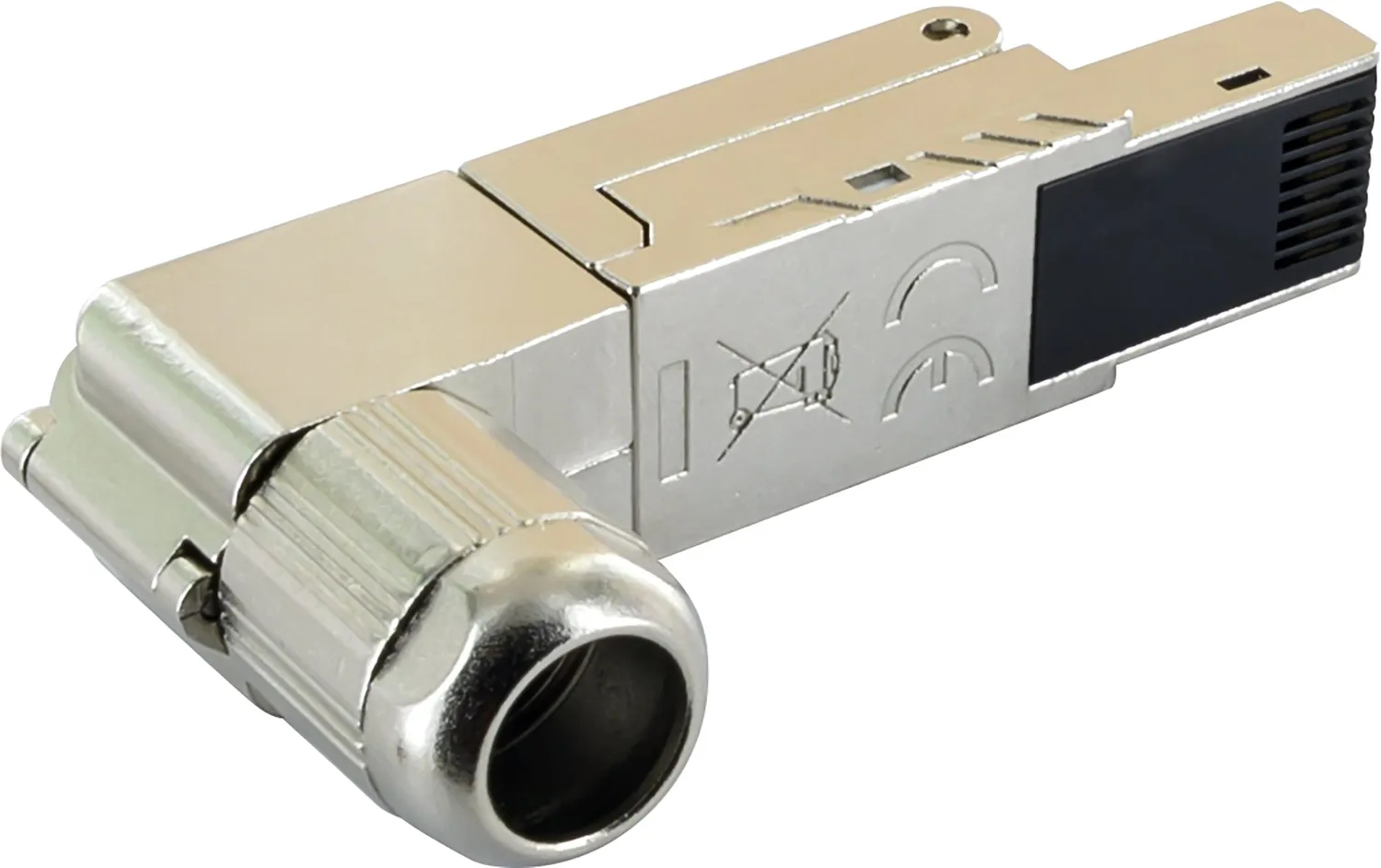 Schwaiger Connettore Rete CAT 8.1 Angolare RJ45