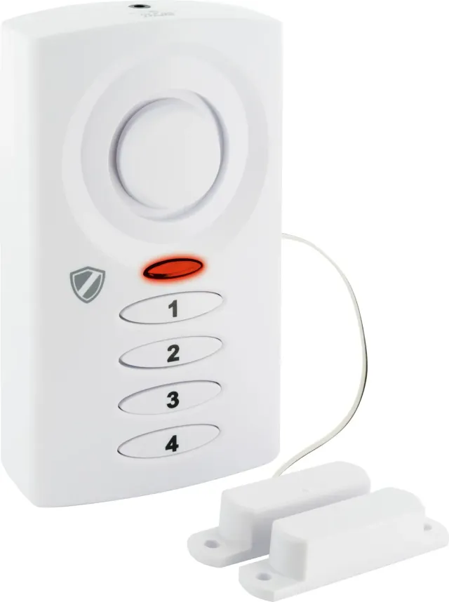 SCHWAIGER Allarme garage porta scorrevole 120dB bianco