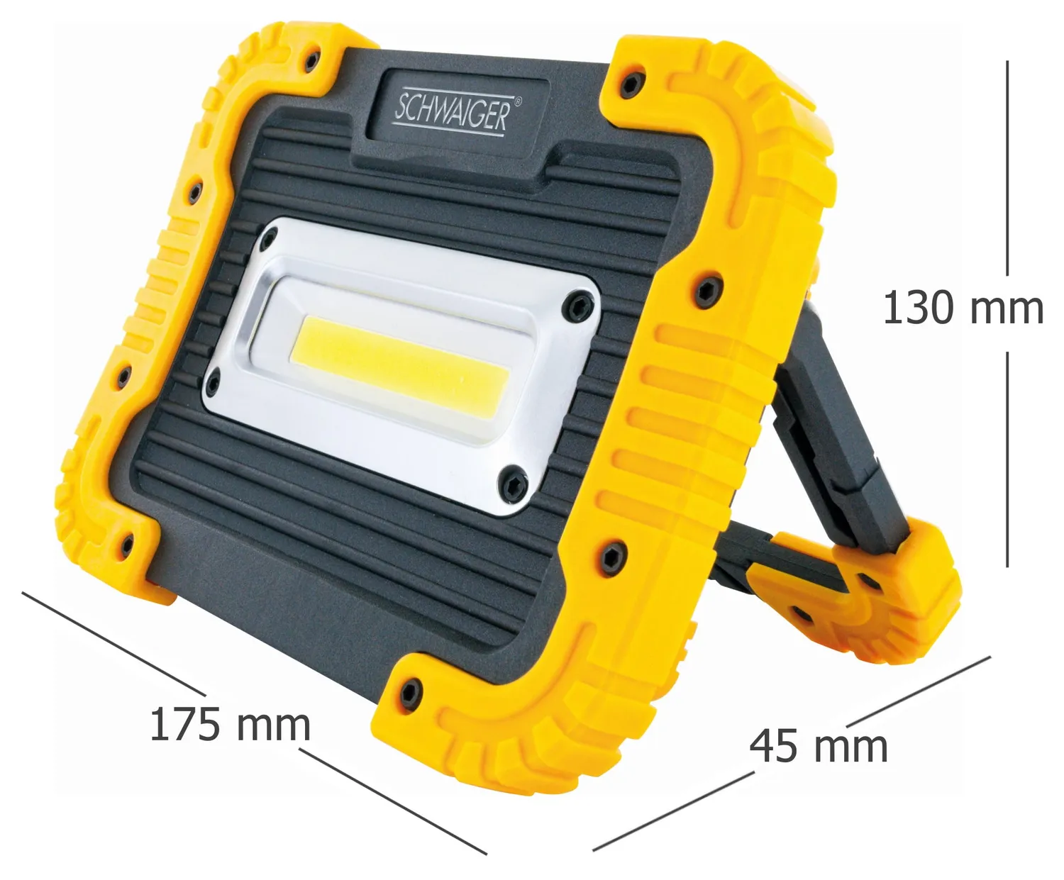 Schwaiger Faretto Multifunzione LED COB a Batterie AA 500 lm