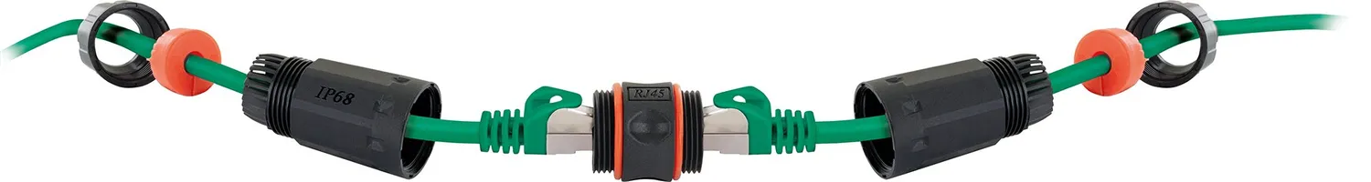 Schwaiger giunto rete Cat 6A RJ45 IP68 esterno
