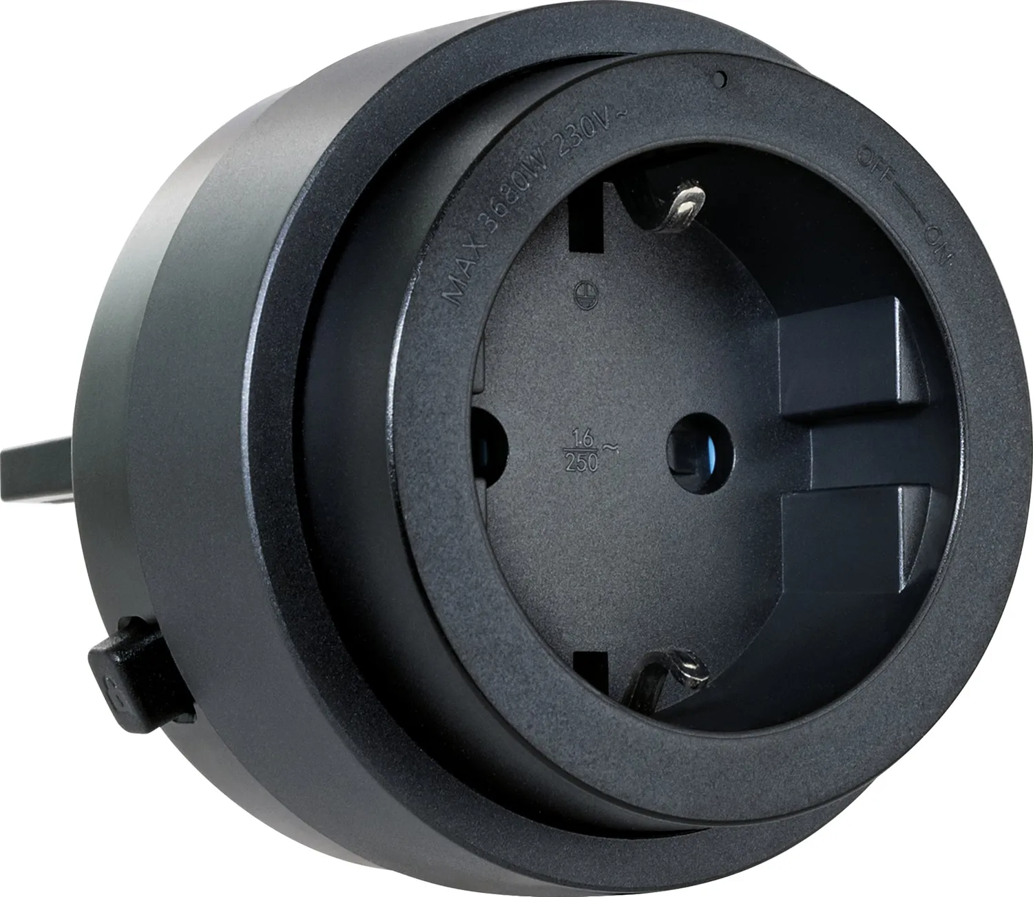 SCHWAIGER Modulo USB binario nero 20W Click Twist