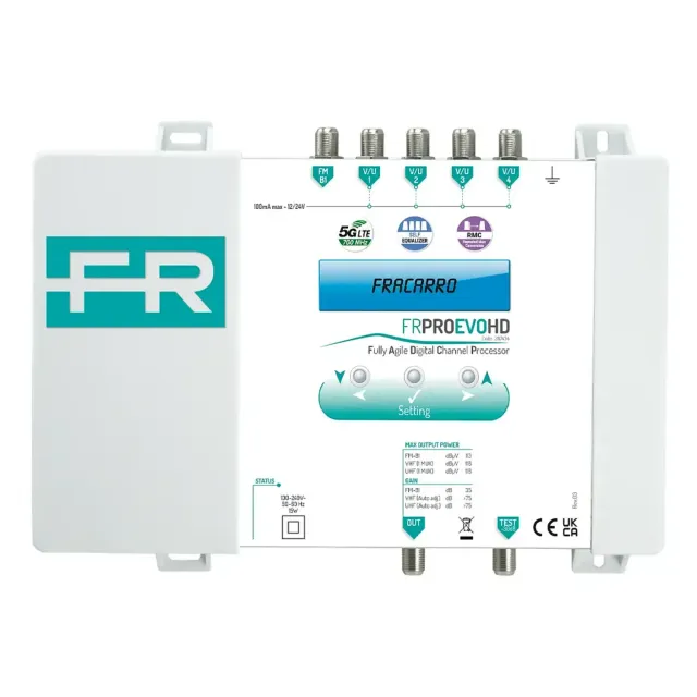 Fracarro FRPRO EVO HD centrale programmabile 5 ingressi