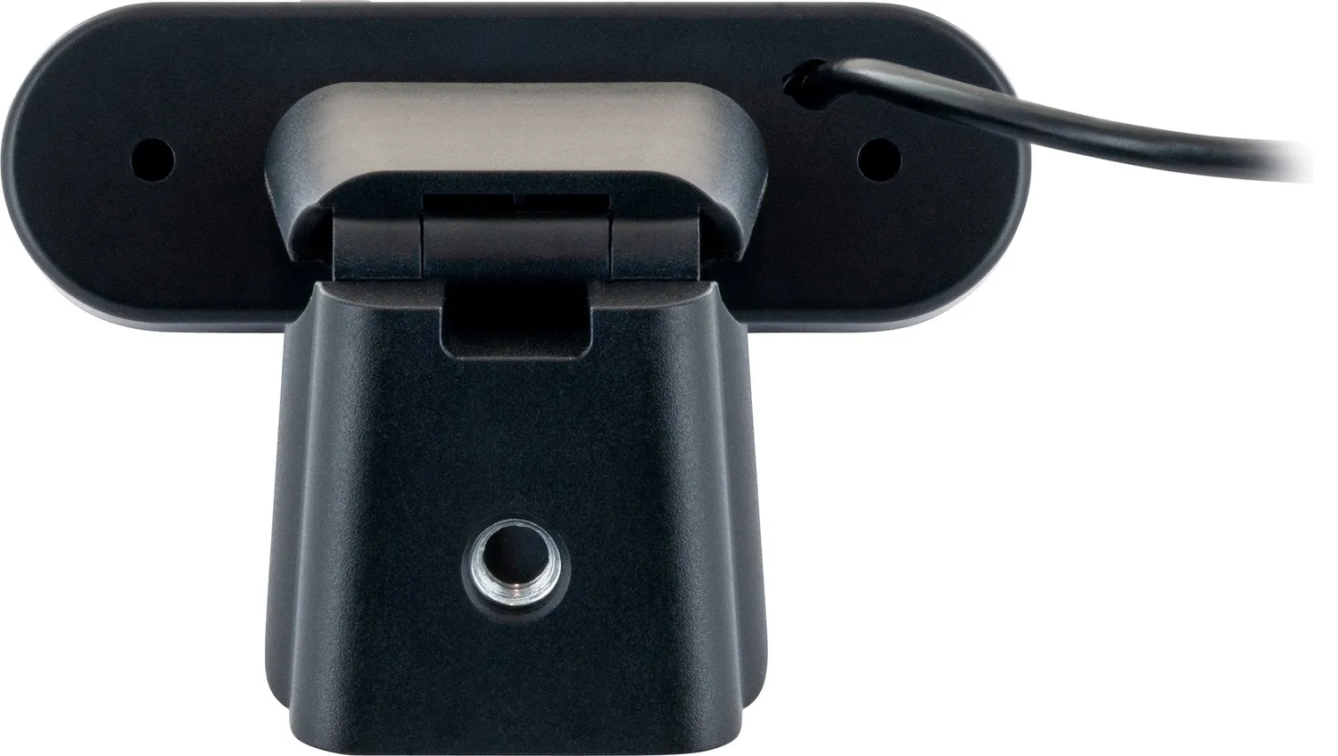 Schwaiger webcam USB 720p HD nera con privacy cover e microfono