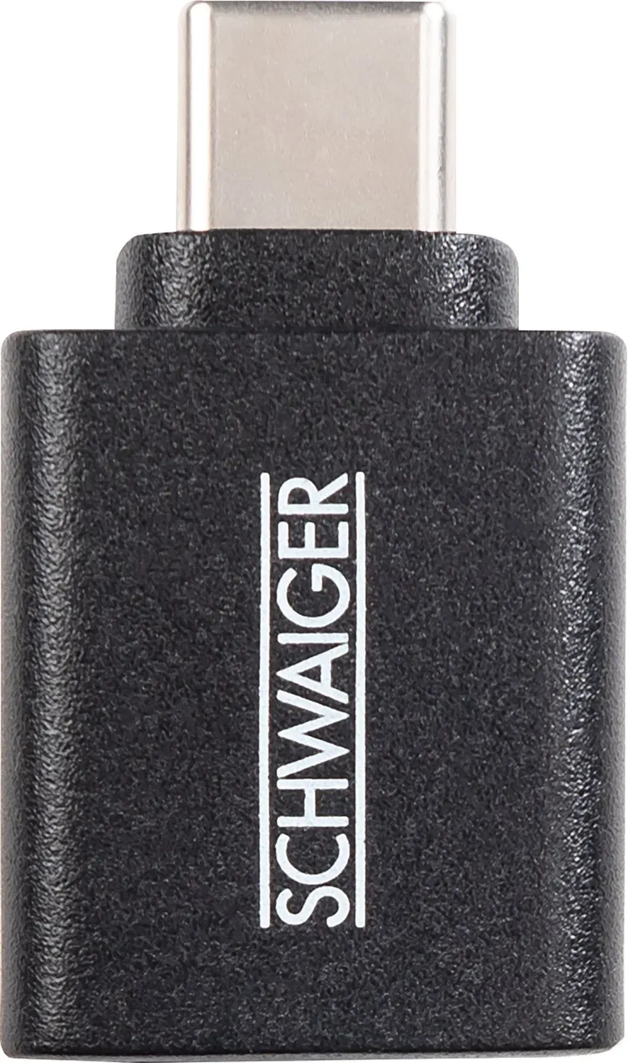 Schwaiger Adattatore USB-C USB-A Nero