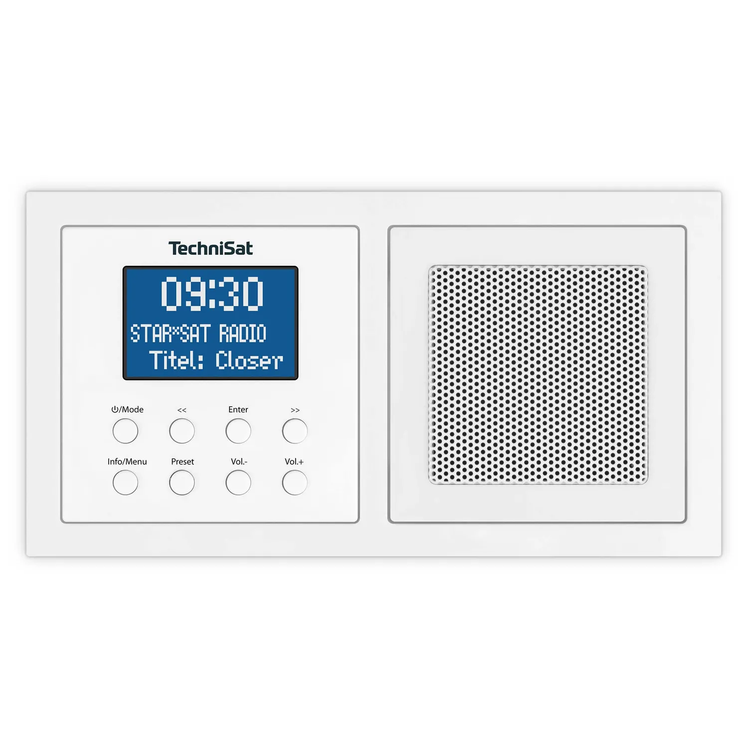 TechniSat DIGITRADIO UP 1 radio da incasso bianca Bluetooth