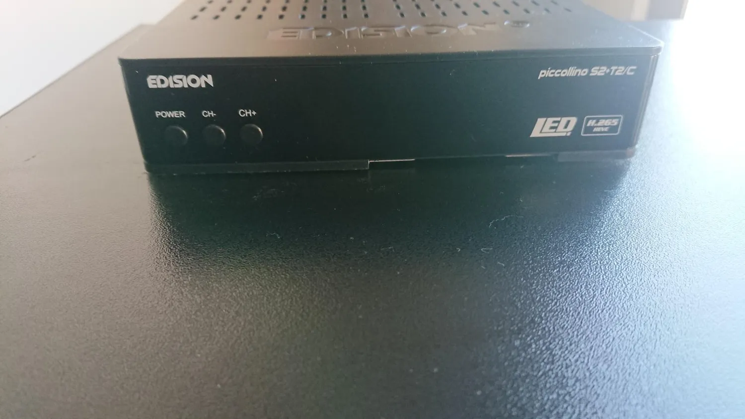 Edision PICCOLLINO S2+T2/C Decoder Combo Full HD HEVC