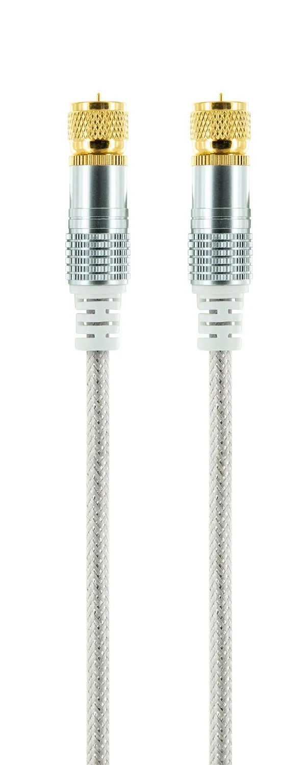 Schwaiger Cavo SAT 3 m 110 dB con F dorati argento