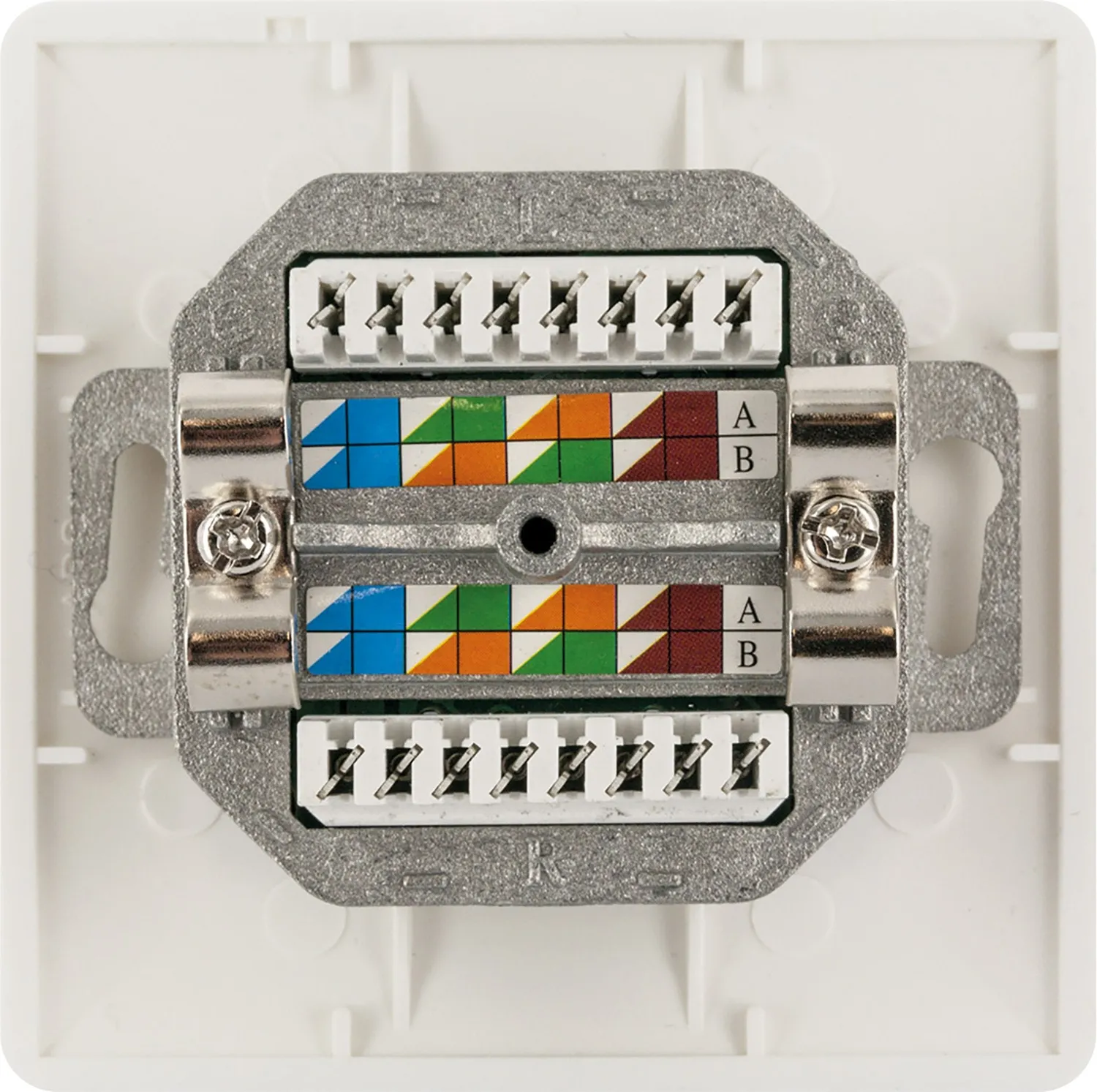 SCHWAIGER Presa di Rete CAT 5e 2x RJ45 da parete