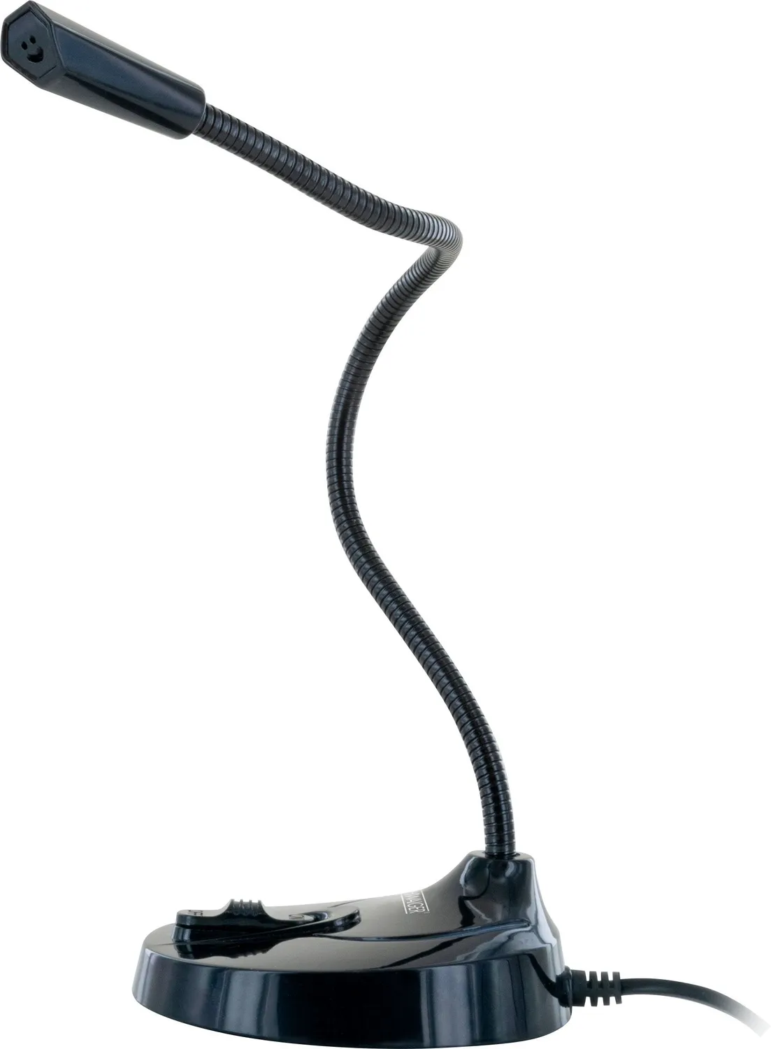 Schwaiger Microfono Gaming USB con RGB e Gooseneck Nero