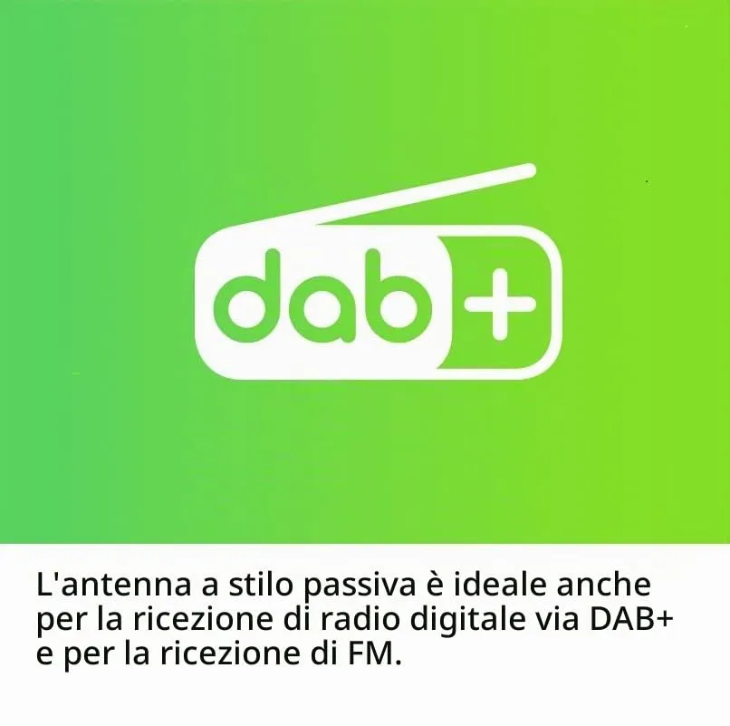 TechniSat DigiFlex TT6 Antenna DVB-T2 Passiva Nera