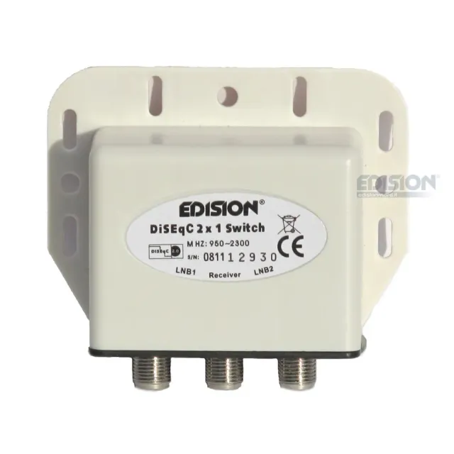 Edision Switch DiSEqC 2x1 parabola 2 satelliti