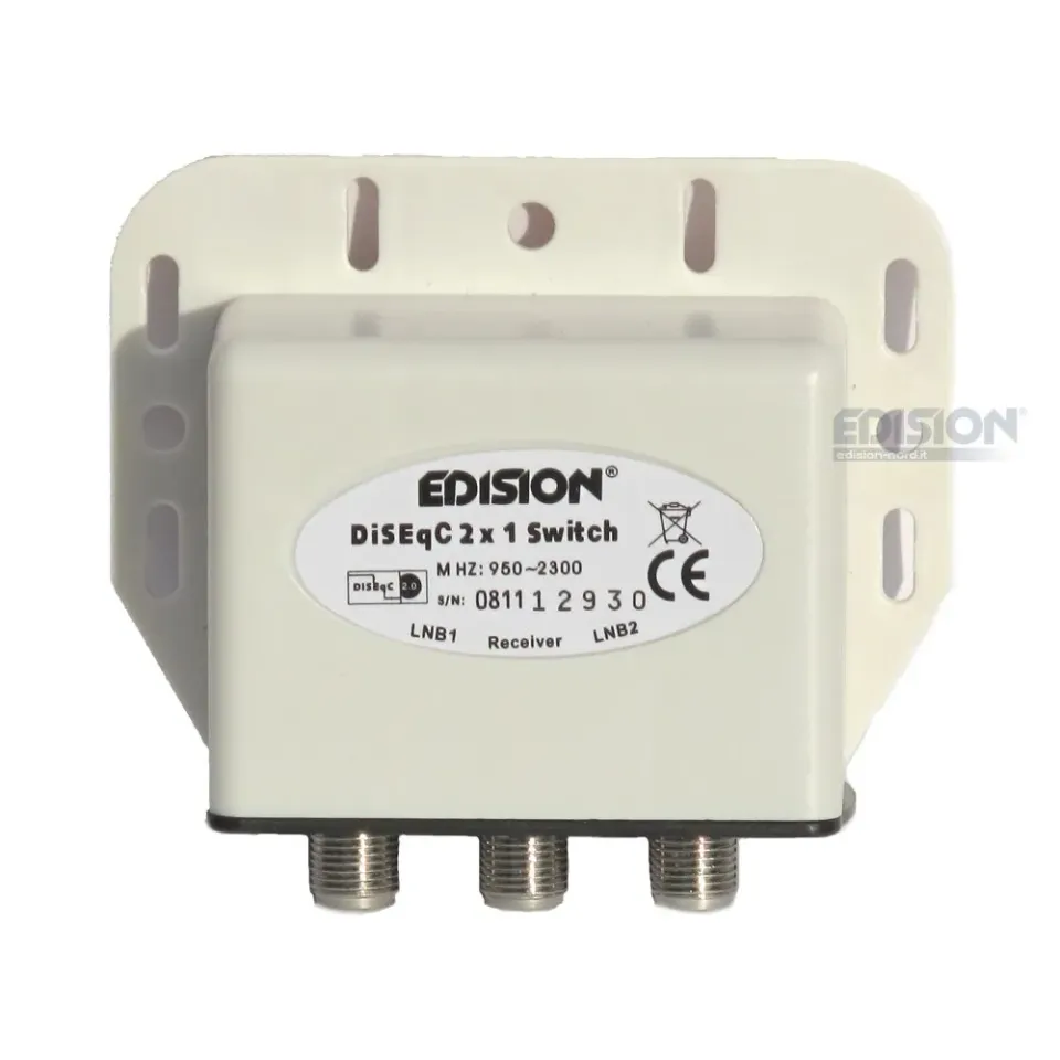Edision Switch DiSEqC 2x1 parabola 2 satelliti