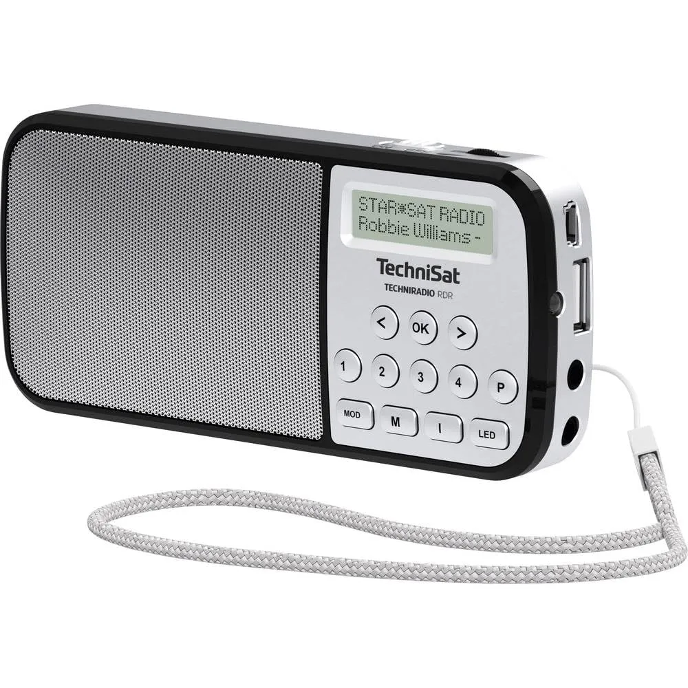 TechniSat Viola 3 Radio Portatile DAB+ Nera Torcia LED