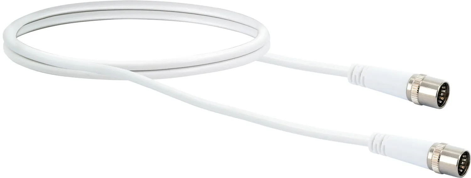 Schwaiger Cavo Modem F-Quick Coassiale 1,5 m Bianco