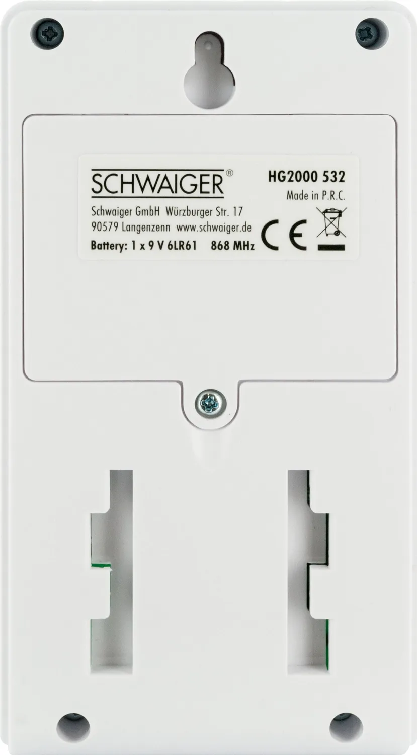 Schwaiger Green Guard Rilevatore Movimento PIR bianco