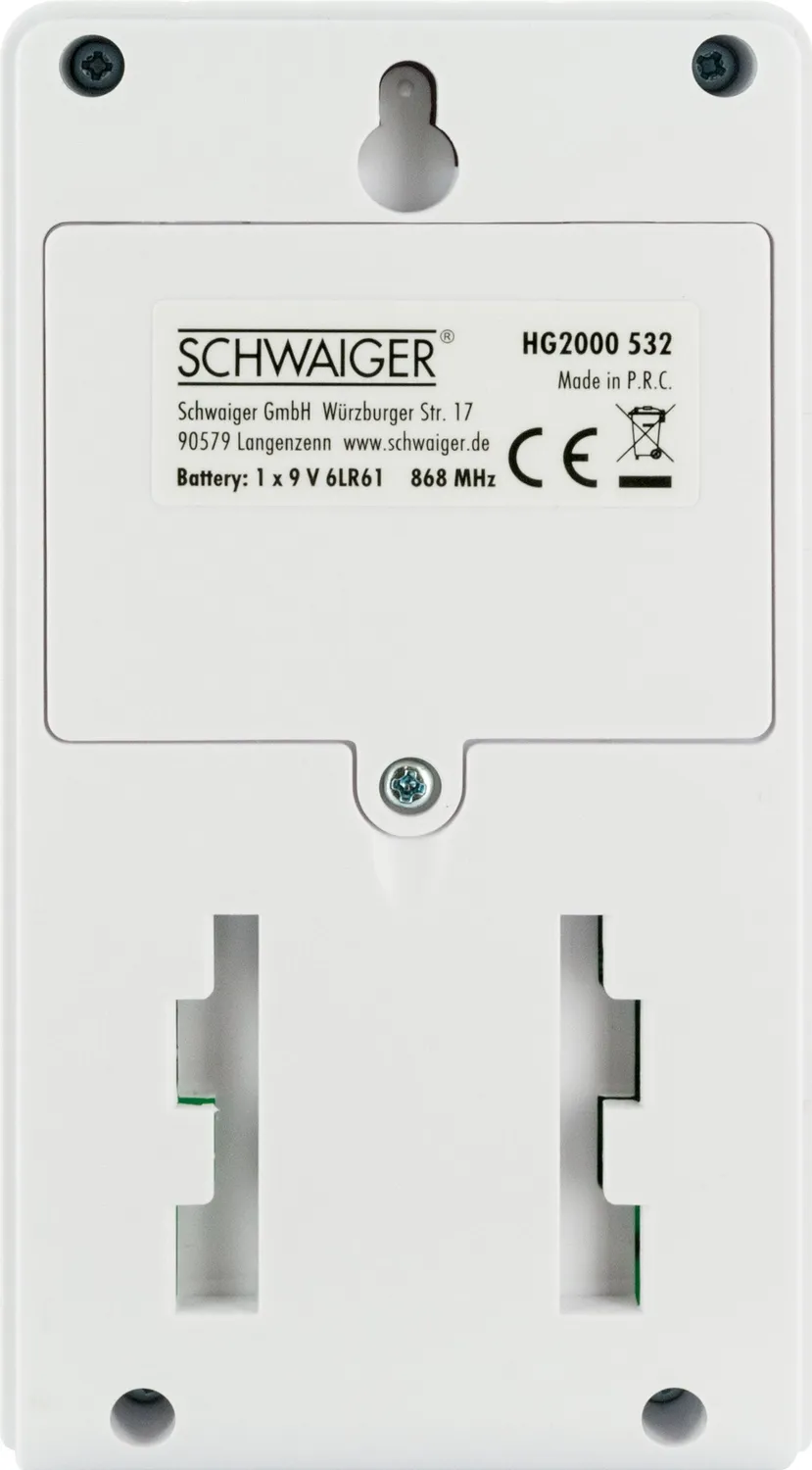 Schwaiger Green Guard antifurto wireless sirena 120dB