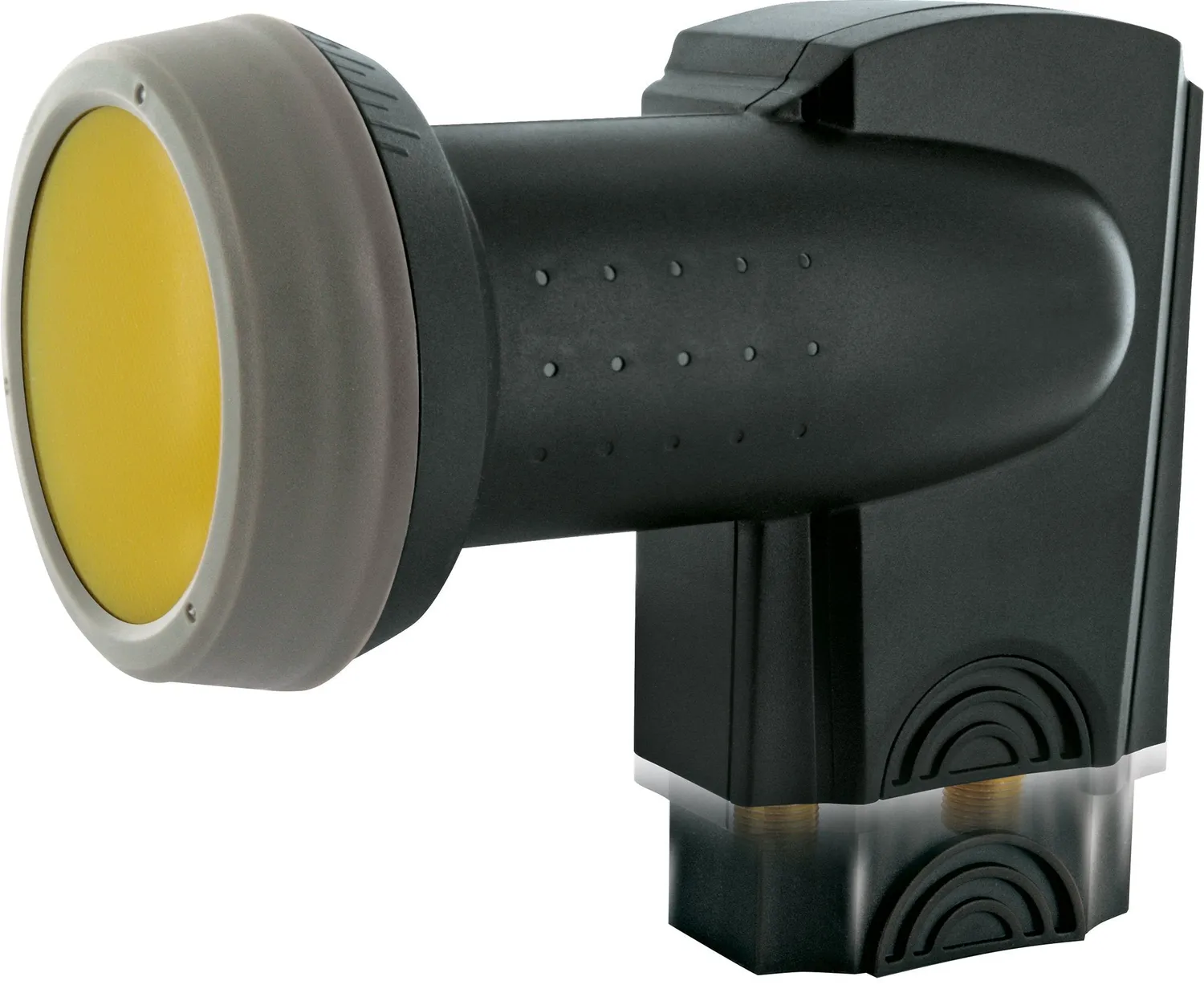 Schwaiger Sun Protect LNB twin satellitare 2 uscite antracite