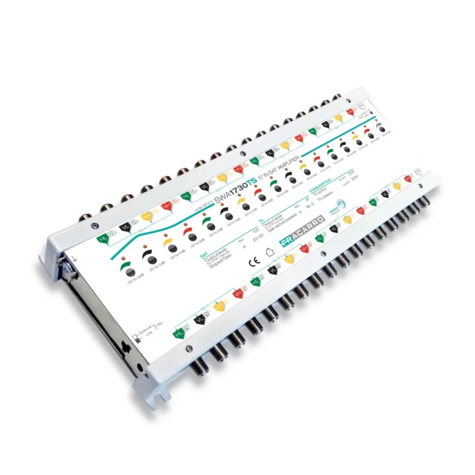 Fracarro SWA1730TS amplificatore 17 ingressi SAT TV