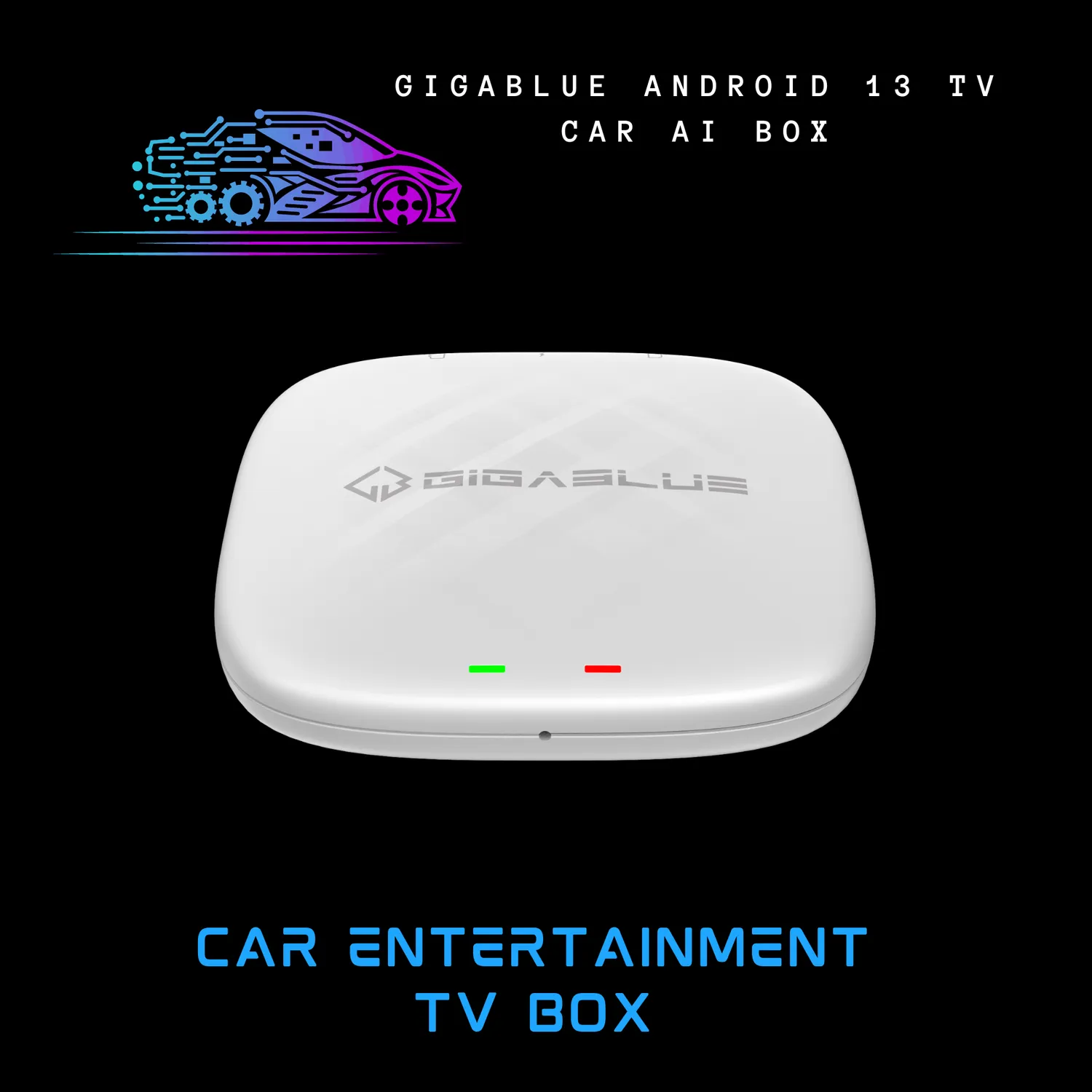 GigaBlue Android 13 AI Box CarPlay box auto wireless