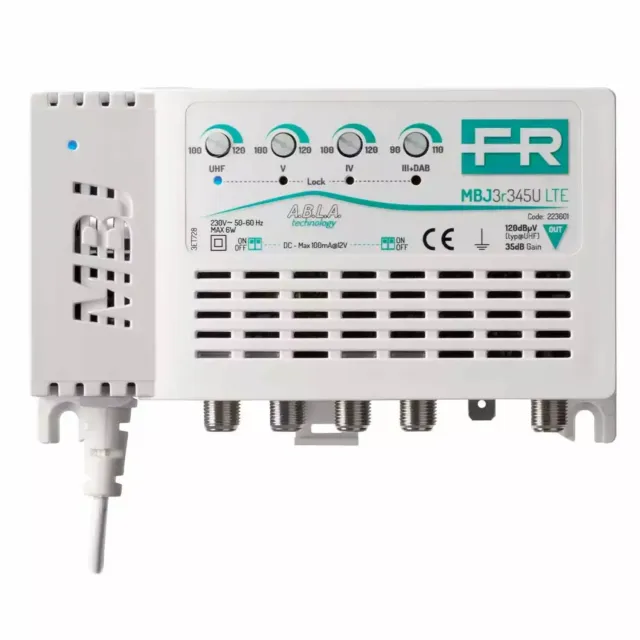 Fracarro MBJ2r3+4+5 LTE centralino TV 25dB