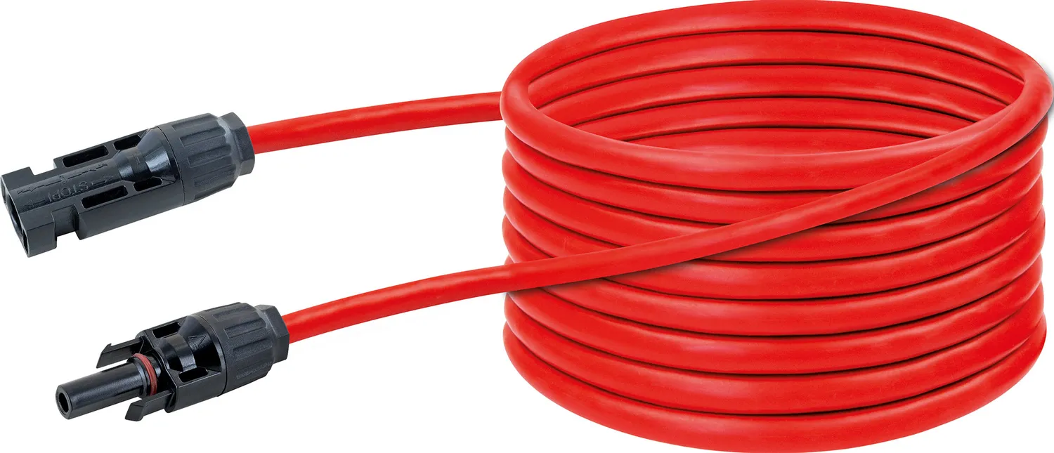 Schwaiger Prolunga Solare DC 1 m Set 2 Cavi IP67