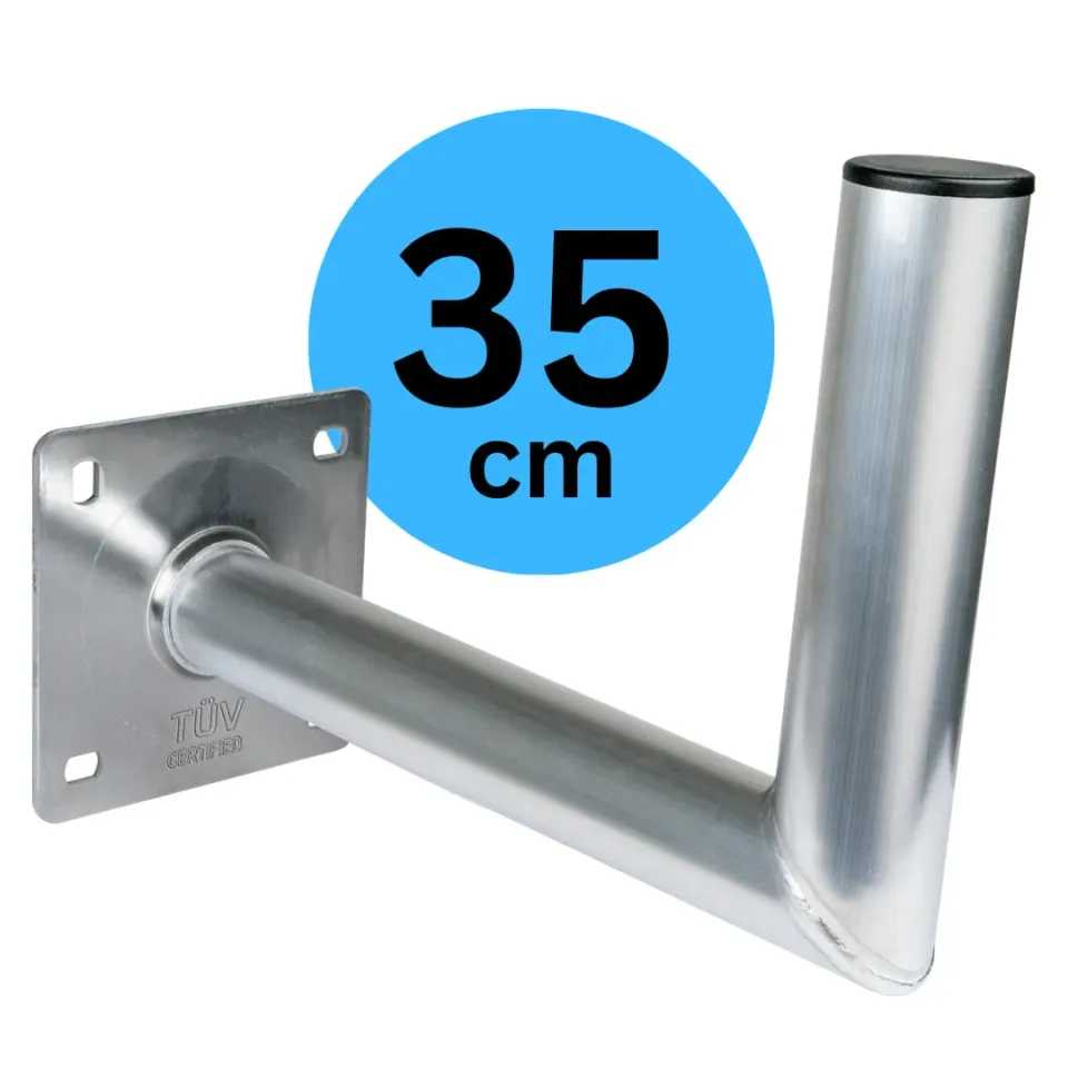 Schwaiger Staffa Muro Alluminio 35 cm Parabola 90 cm