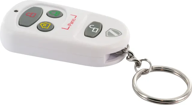 Schwaiger Green Guard telecomando radio antifurto bianco