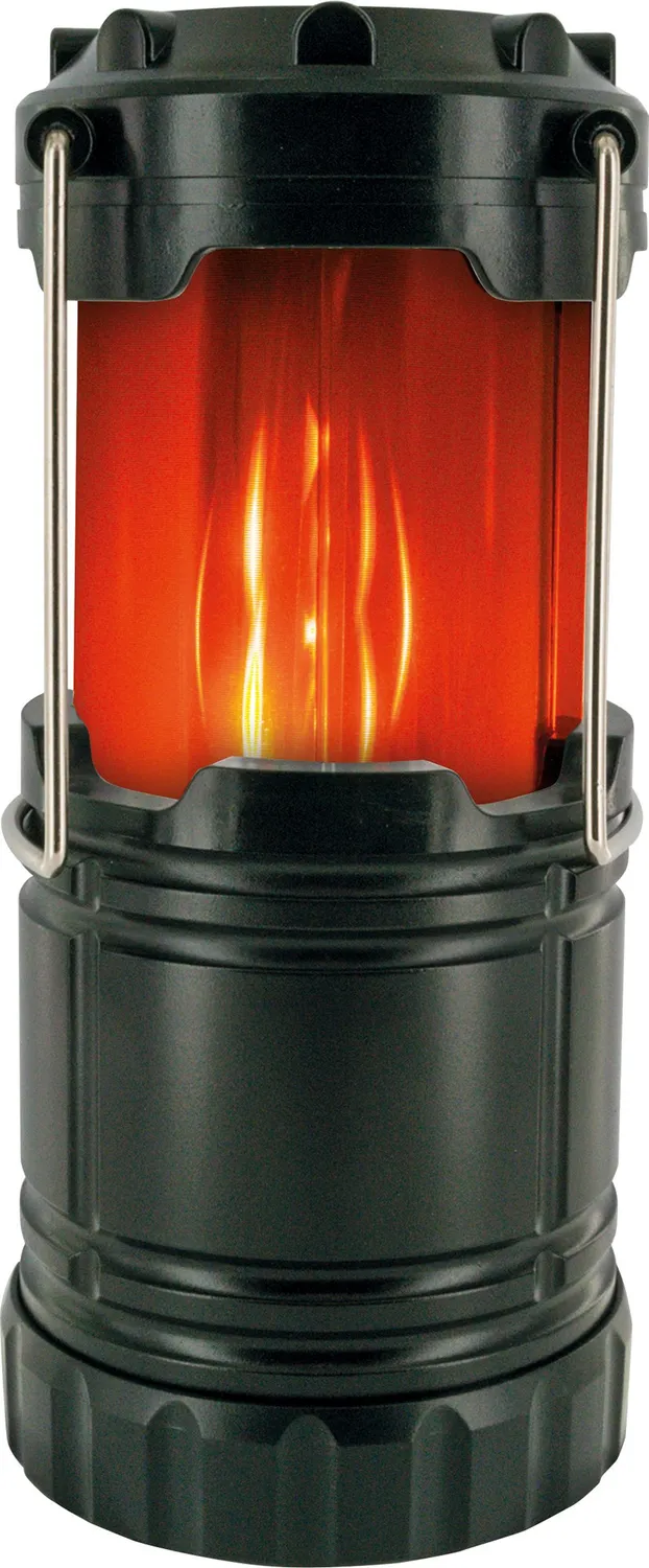 Schwaiger Lampada campeggio LED effetto fiamma a batteria