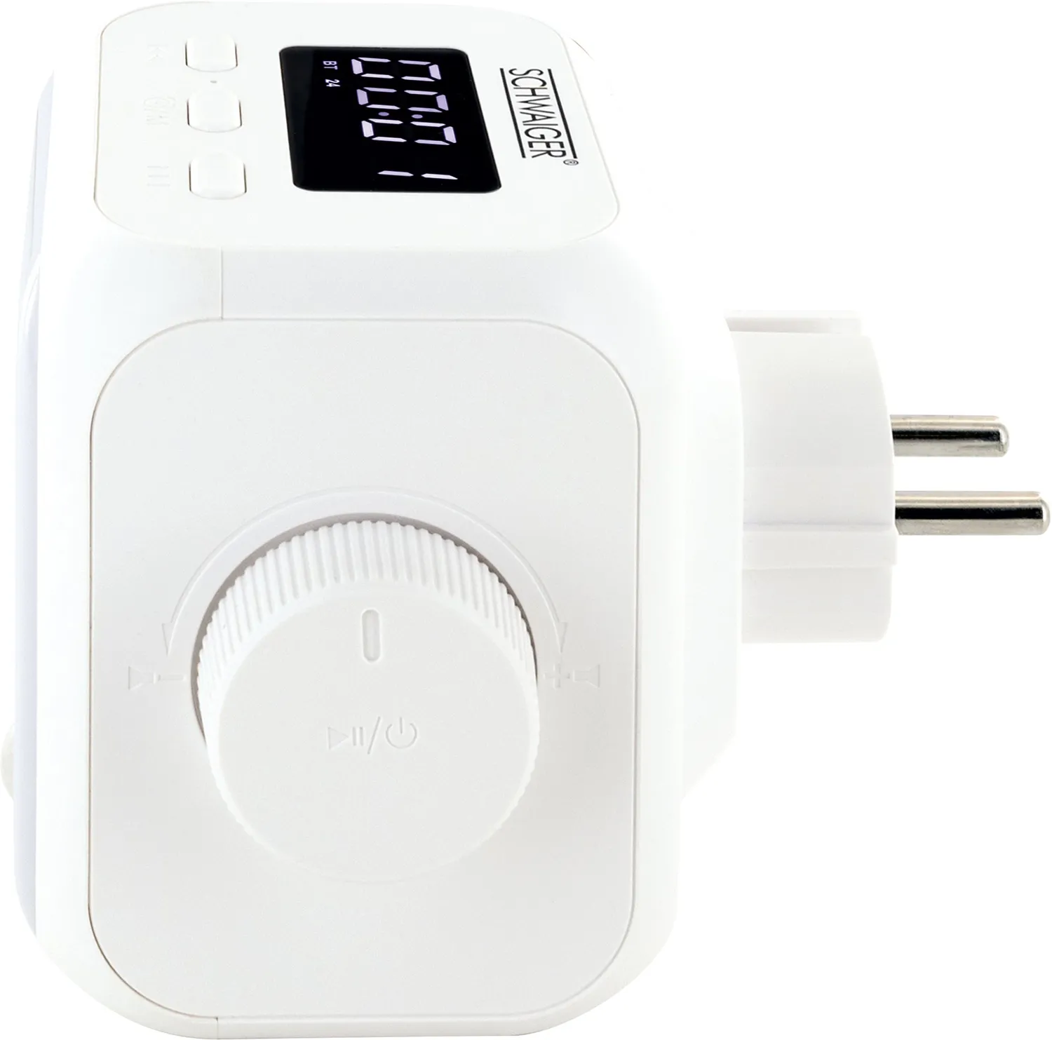 Schwaiger RAFM0100 Radio da presa Bluetooth bianca