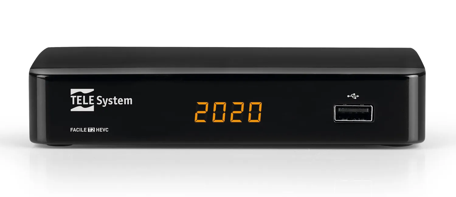 TELE System Facile Decoder Digitale Terrestre da Appoggio