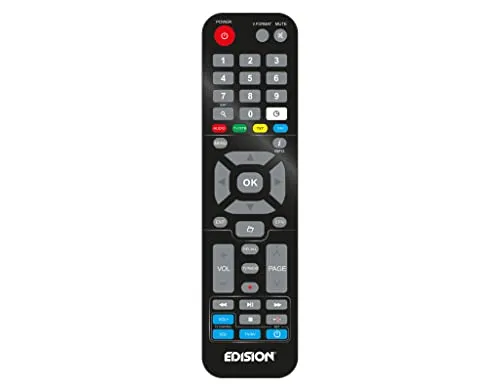 Edision EDI-RCU 4 Learn Telecomando Universale 2in1 Nero