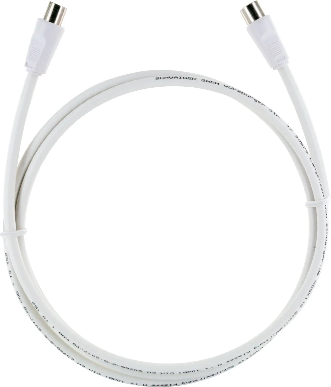 Schwaiger Cavo Antenna TV 1,5 m Bianco Classe A+