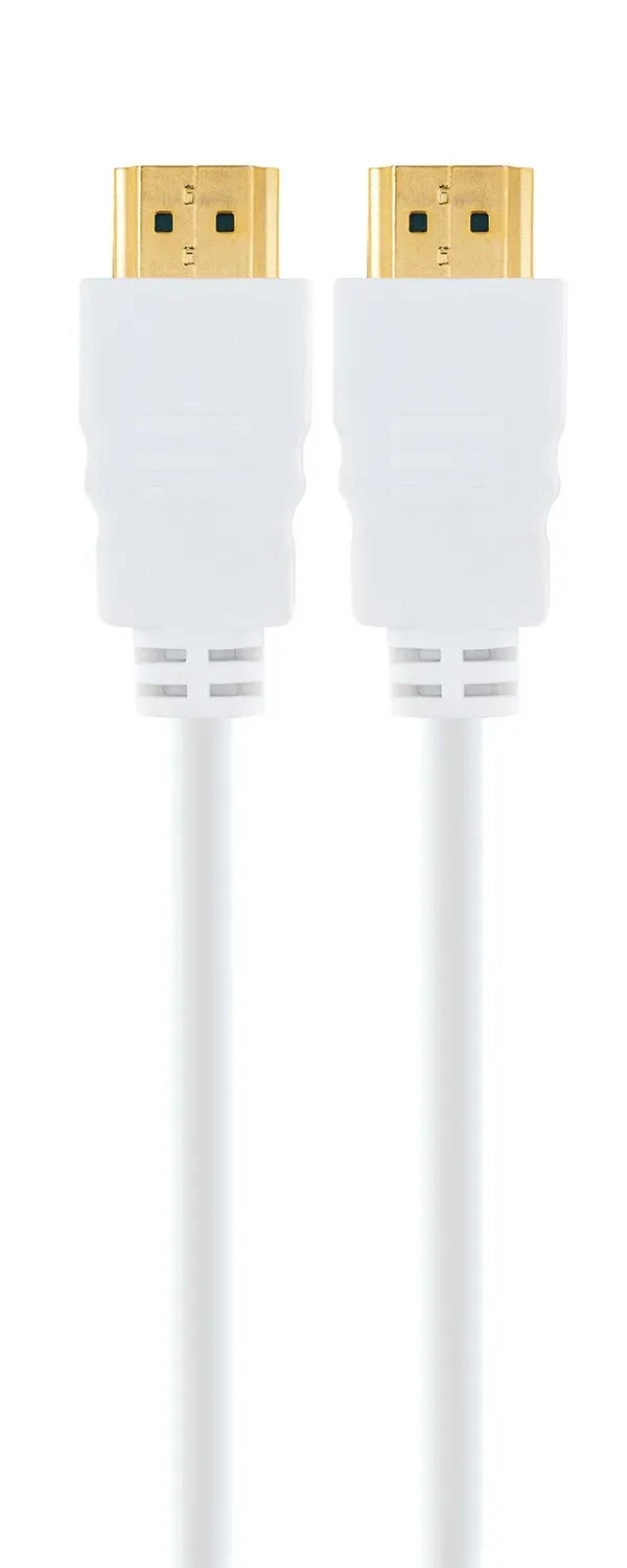 SCHWAIGER Cavo HDMI High Speed con Ethernet 1,5 m bianco 4K