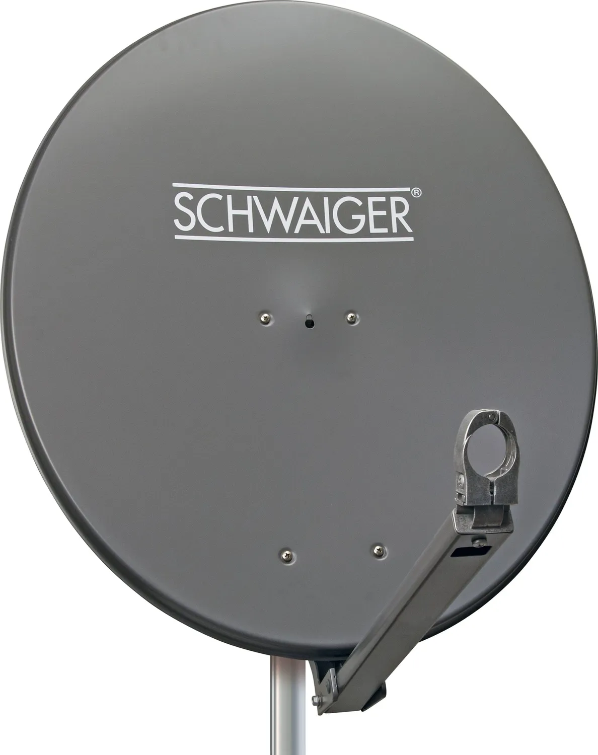Schwaiger parabola offset 75 cm antracite alluminio