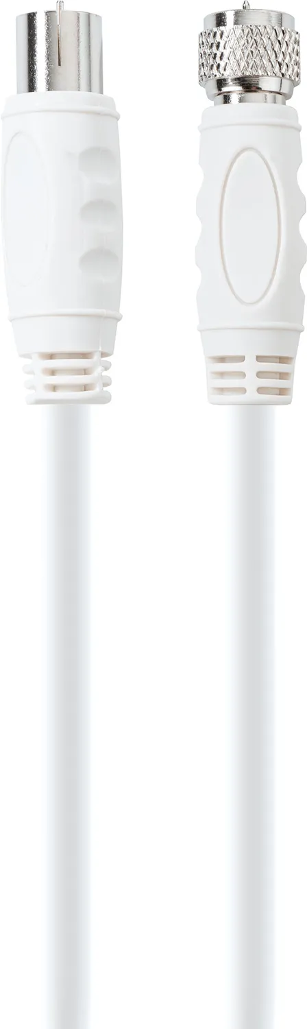 Schwaiger Cavo Antenna SAT F-IEC 90 dB 1,5 m Bianco