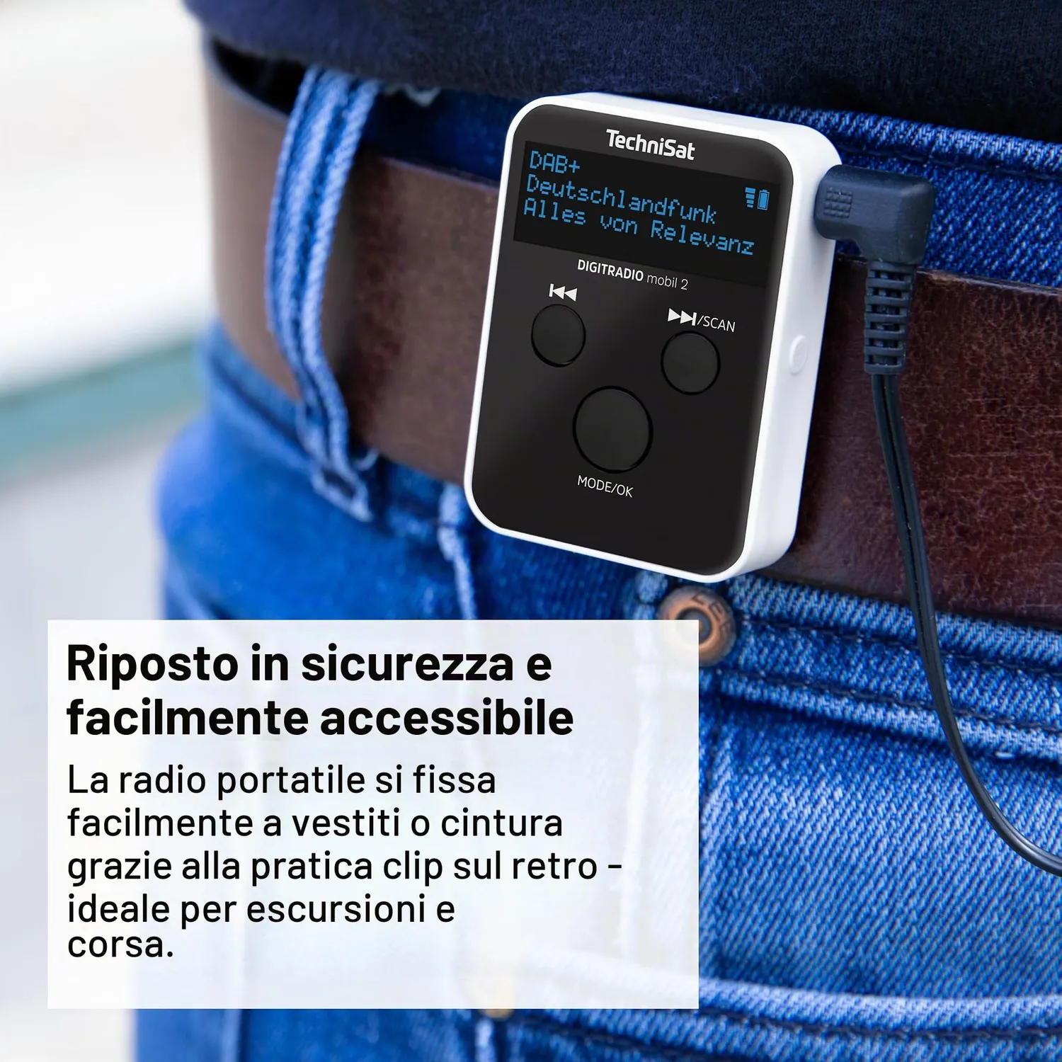 TechniSat DIGITRADIO mobil 2 mini radio DAB+ portatile