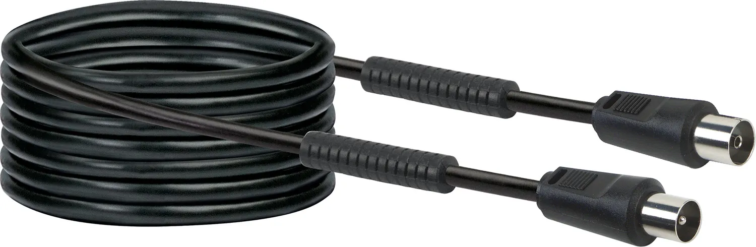 Schwaiger cavo antenna IEC 5 m nero 90 dB