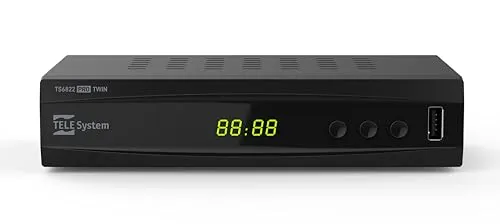 TELE System TS6822 PRO decoder terrestre Twin DVB-T2