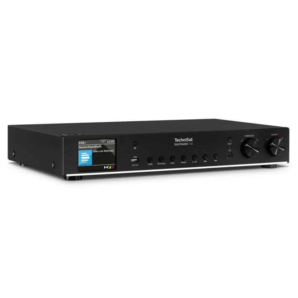 TechniSat DIGITRADIO 143 V3 sintonizzatore HiFi nero