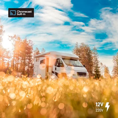 TELE System TS24FL SMG14 Smart TV 24" Android 12V camper