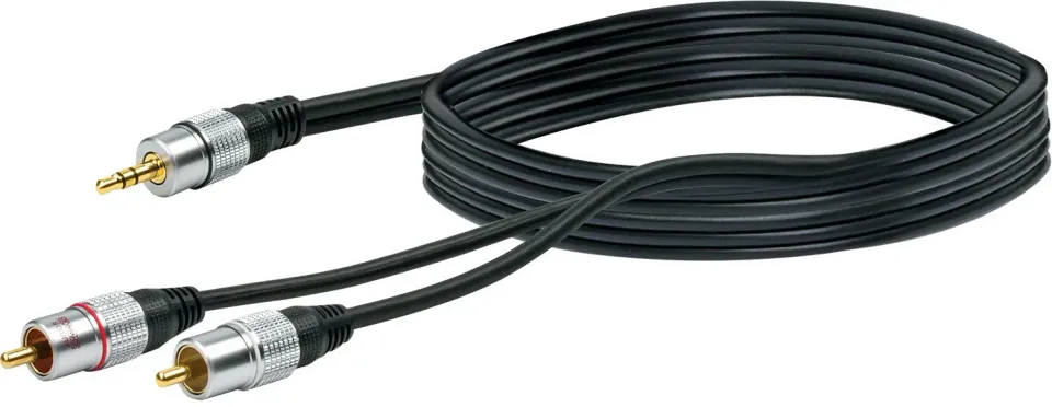 Schwaiger cavo adattatore audio Y jack-RCA 1,5 m HQ