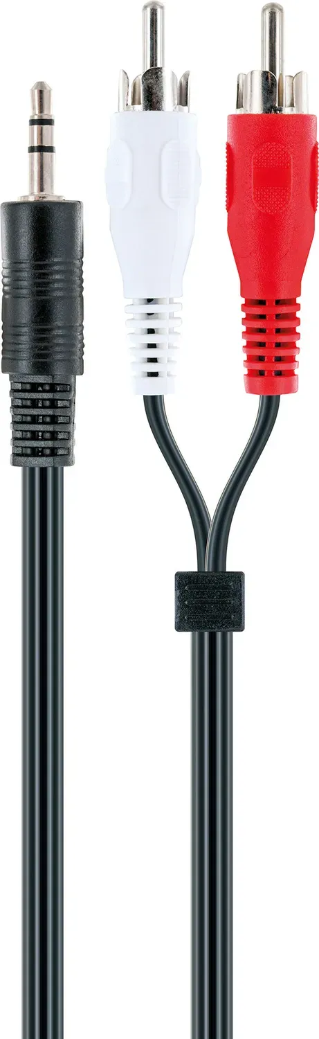 Schwaiger cavo adattatore audio Y 1,5 m stereo