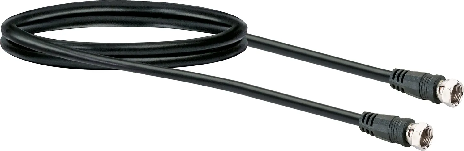 SCHWAIGER cavo SAT antenna 90dB 1,5 m nero